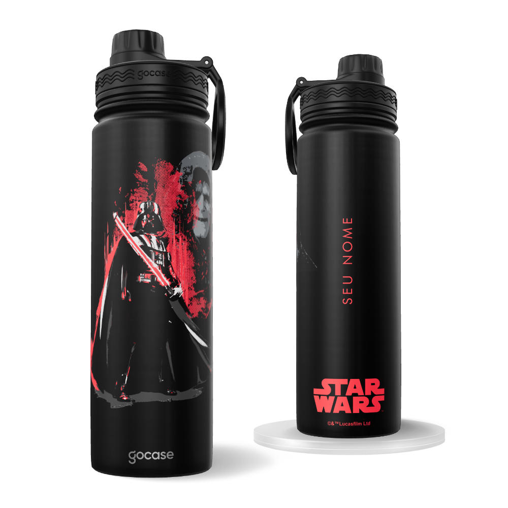 Garrafa Térmica Fresh + Ebook - Star Wars - Dark Side