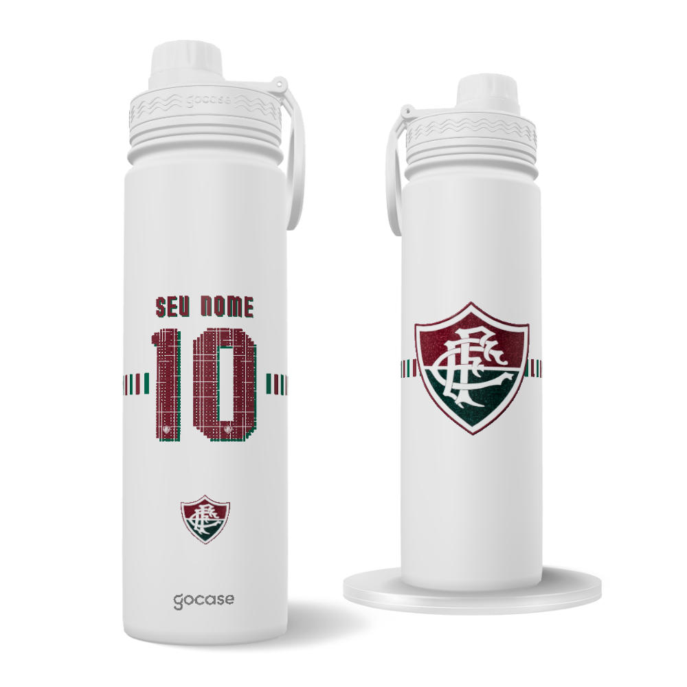  Garrafa Térmica Fresh + Ebook - Fluminense - Uniforme 2 2025 P