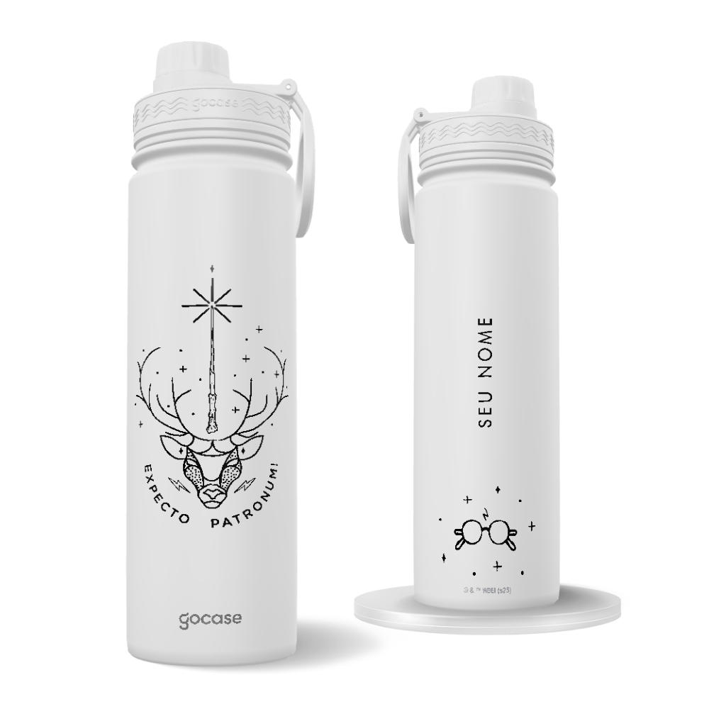 Garrafa Térmica Fresh + Ebook - Harry Potter - Patronum