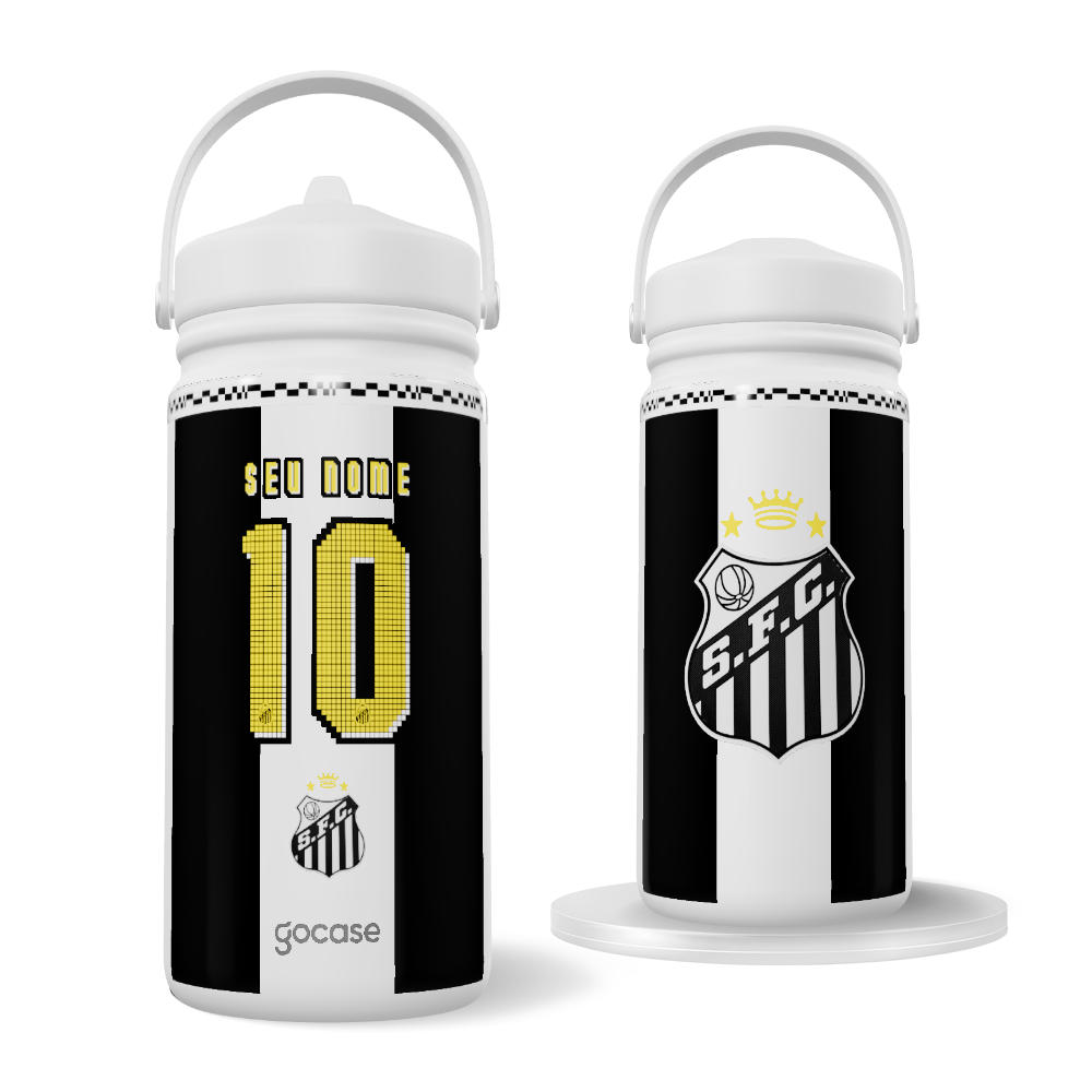 Garrafa Térmica Mini - Santos - Uniforme 2 2025 P