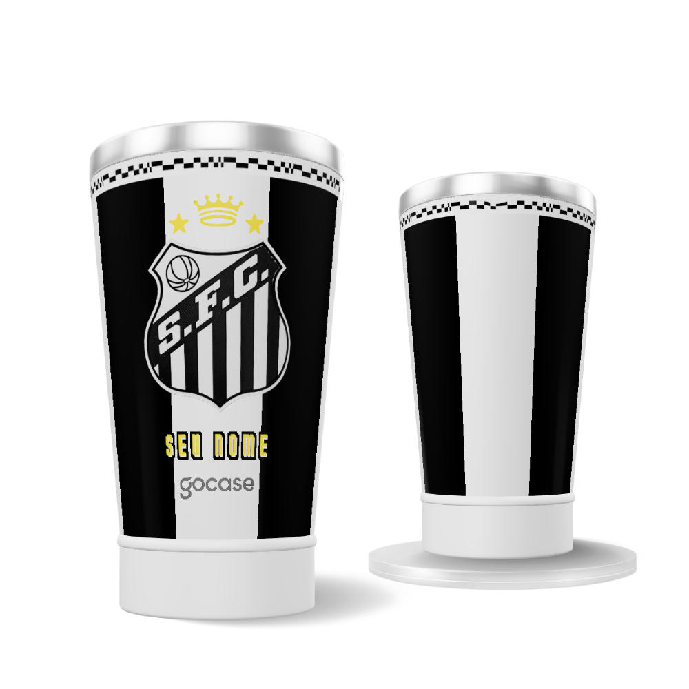 Copo Térmico Cerveja + Ebook - Santos - Uniforme 2 2025