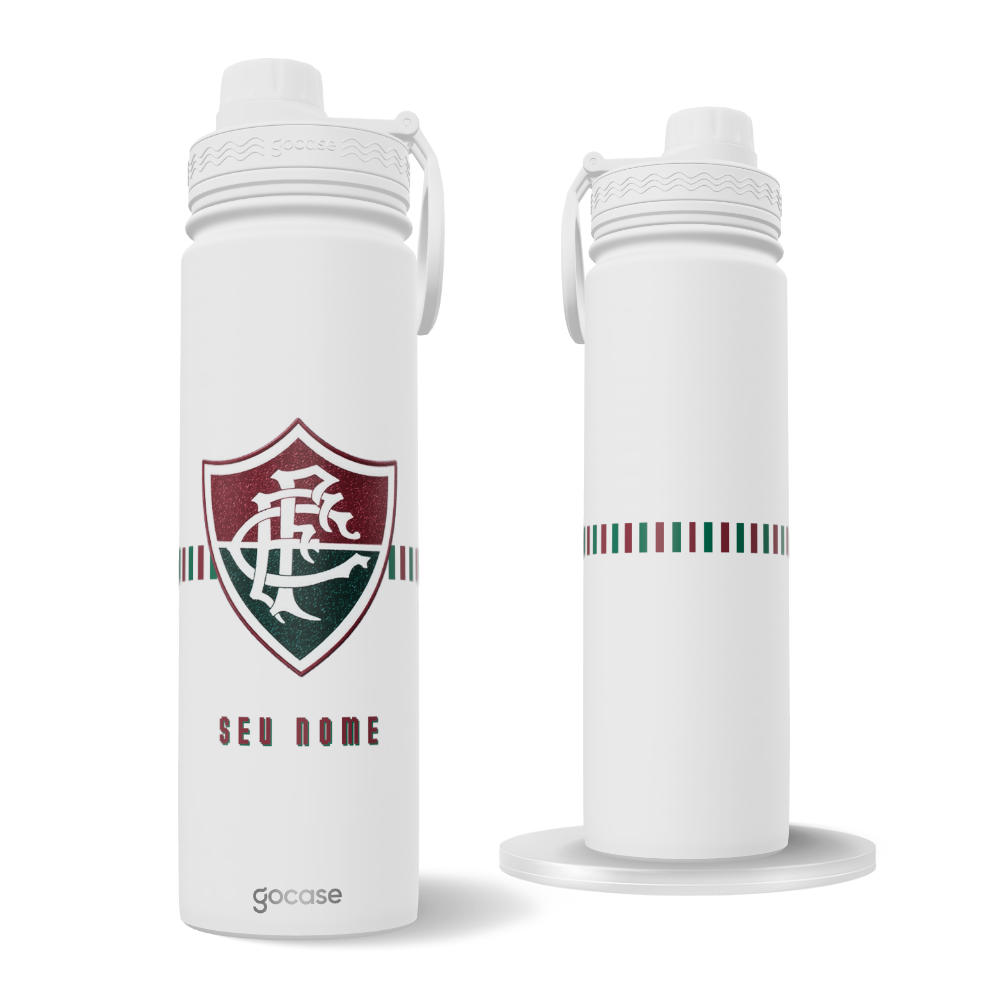 Garrafa Térmica Fresh + Ebook - Fluminense - Uniforme 2 2025