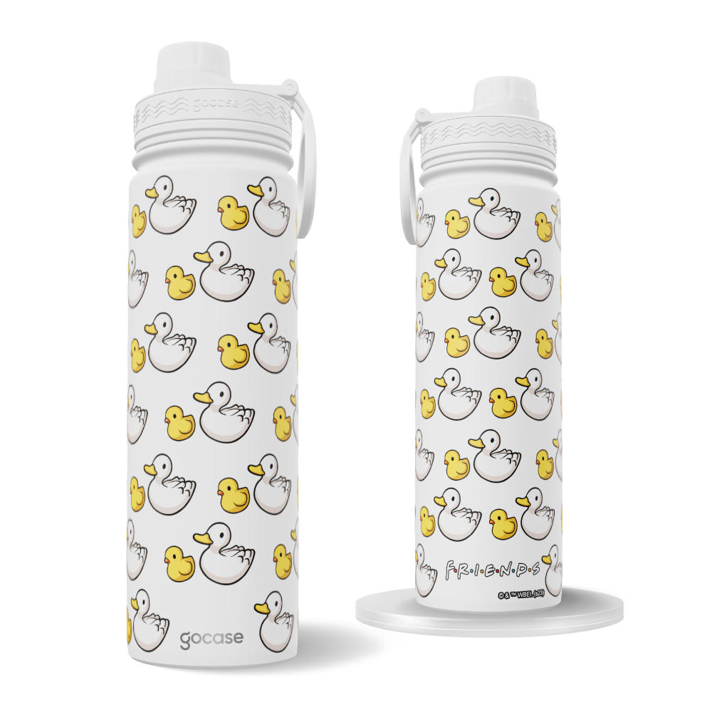 Garrafa Térmica Fresh + Ebook - Friends - The Chick & The Duck