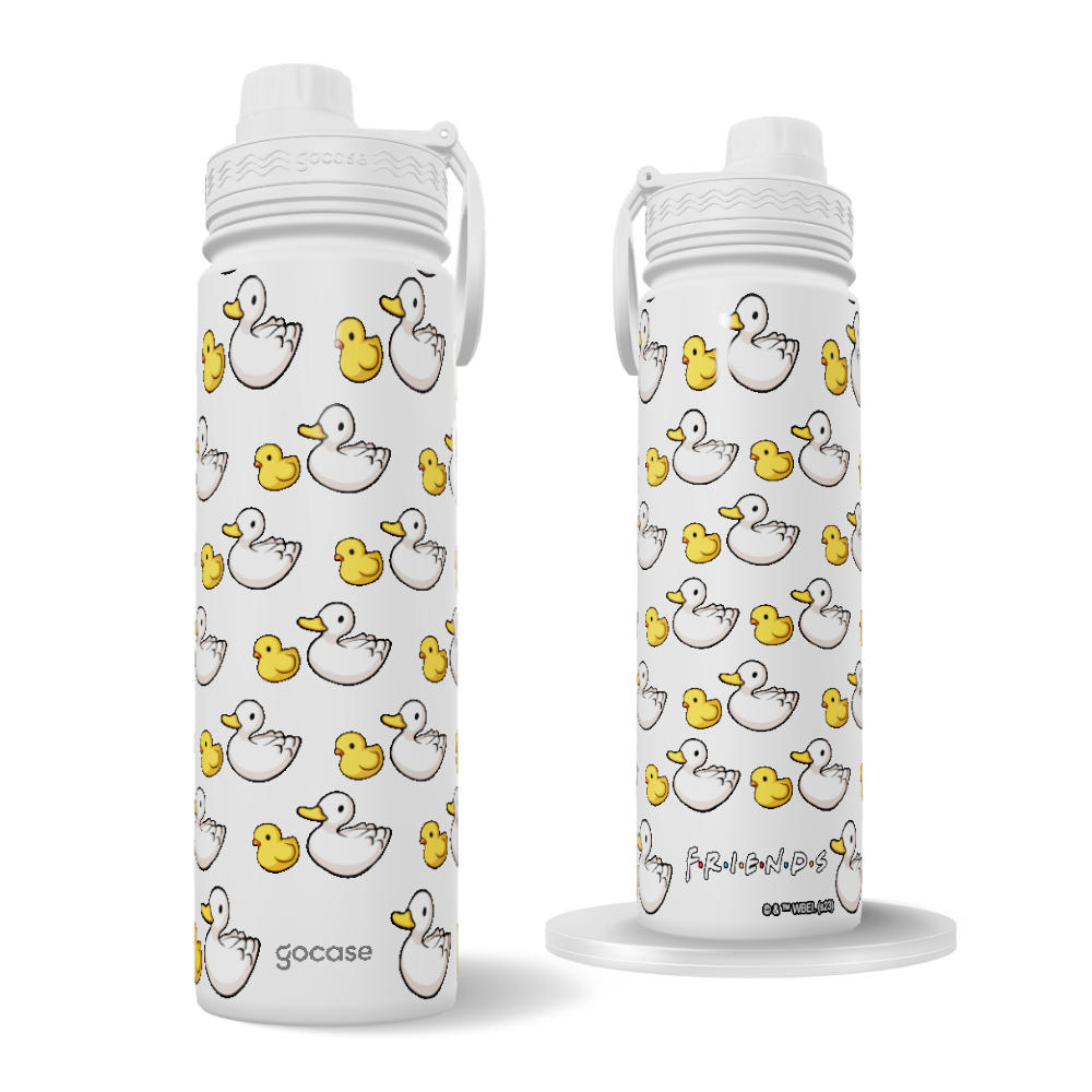 Garrafa Térmica Fresh + Ebook - Friends - The Chick & The Duck
