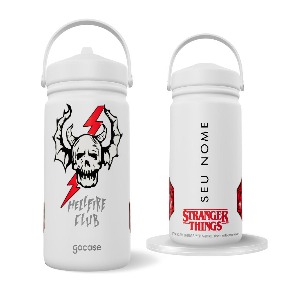 Garrafa Térmica Mini -  Stranger Things - Mundo Invertido