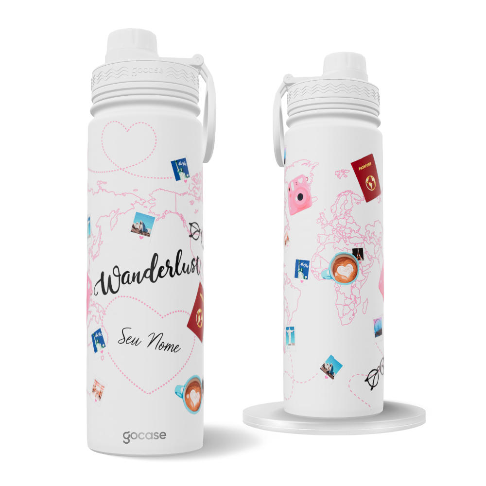 Garrafa Térmica Fresh + Ebook - World Trip