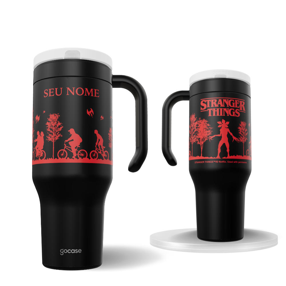 Copo Térmico Life - Stranger Things - Noite em Hawkins