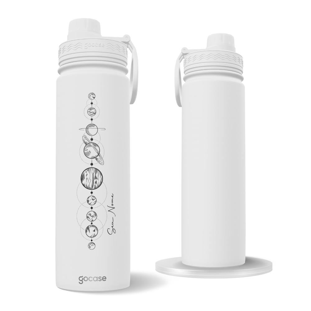 Garrafa Térmica Fresh + Ebook - Sistema Solar Minimalista