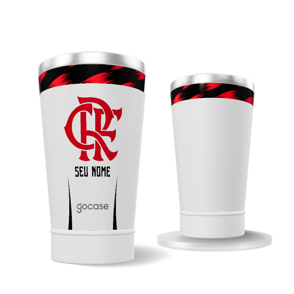 Copo Térmico Cerveja + Ebook - Flamengo - Uniforme 2 2025