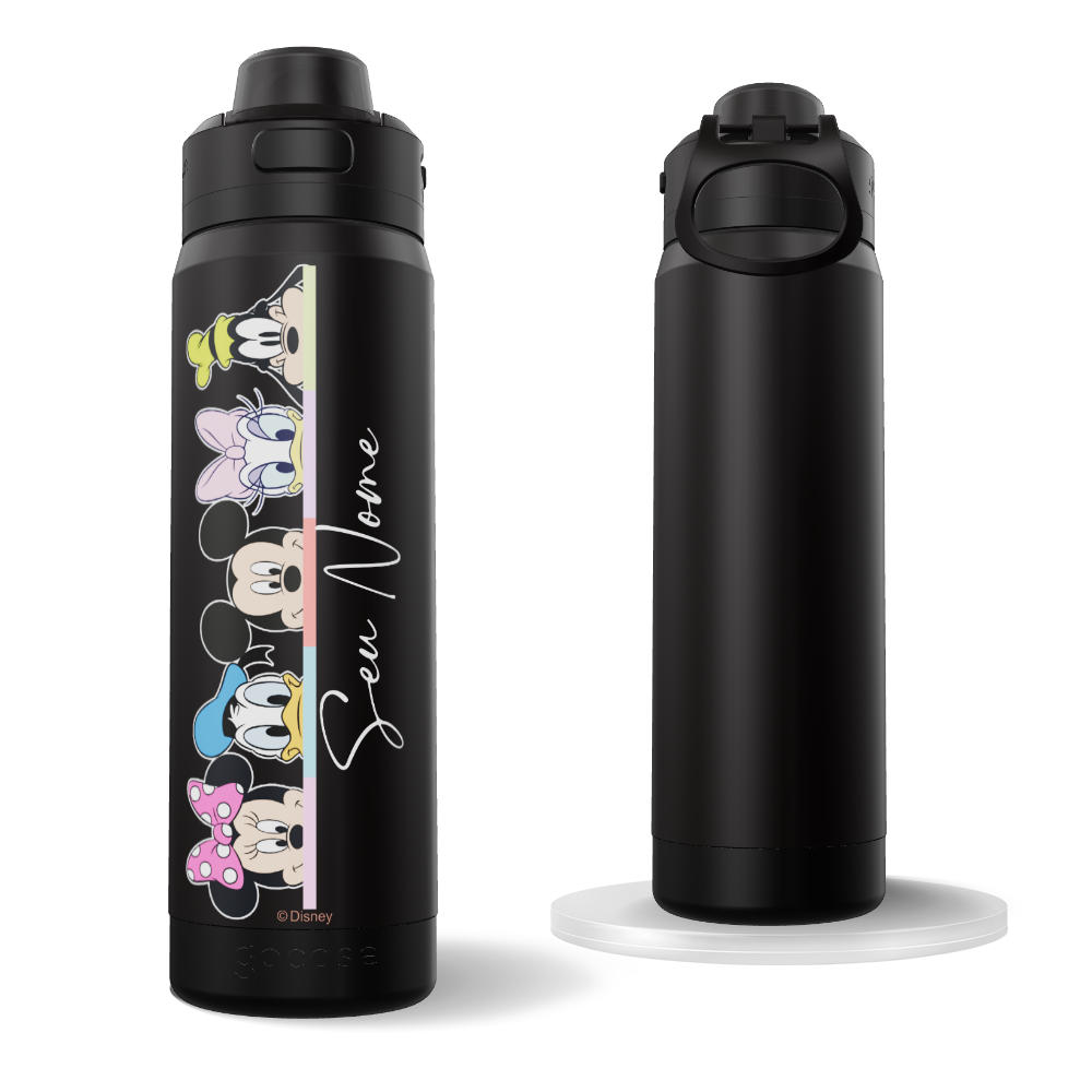 Garrafa Térmica Flip Pro - Mickey & Amigos - Paleta