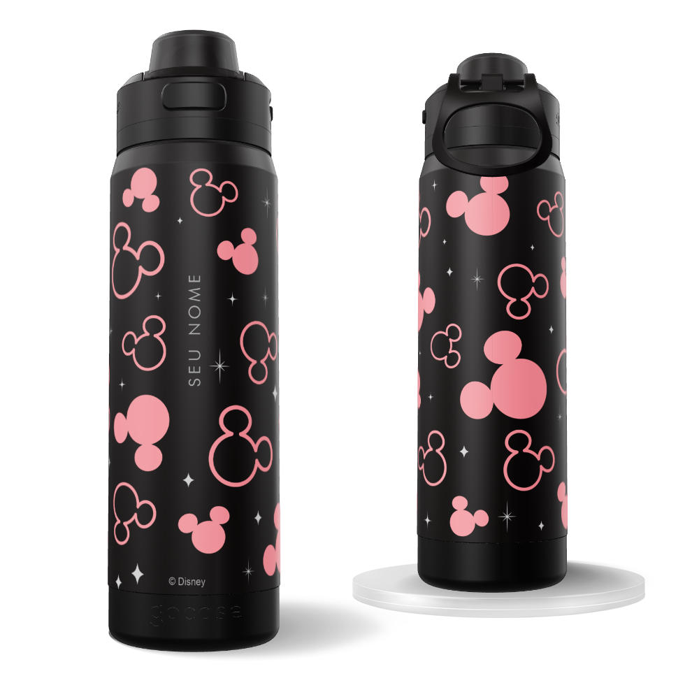 Garrafa Térmica Flip Pro - Mickey & Amigos - Mickey Pattern Minimalista Melancia