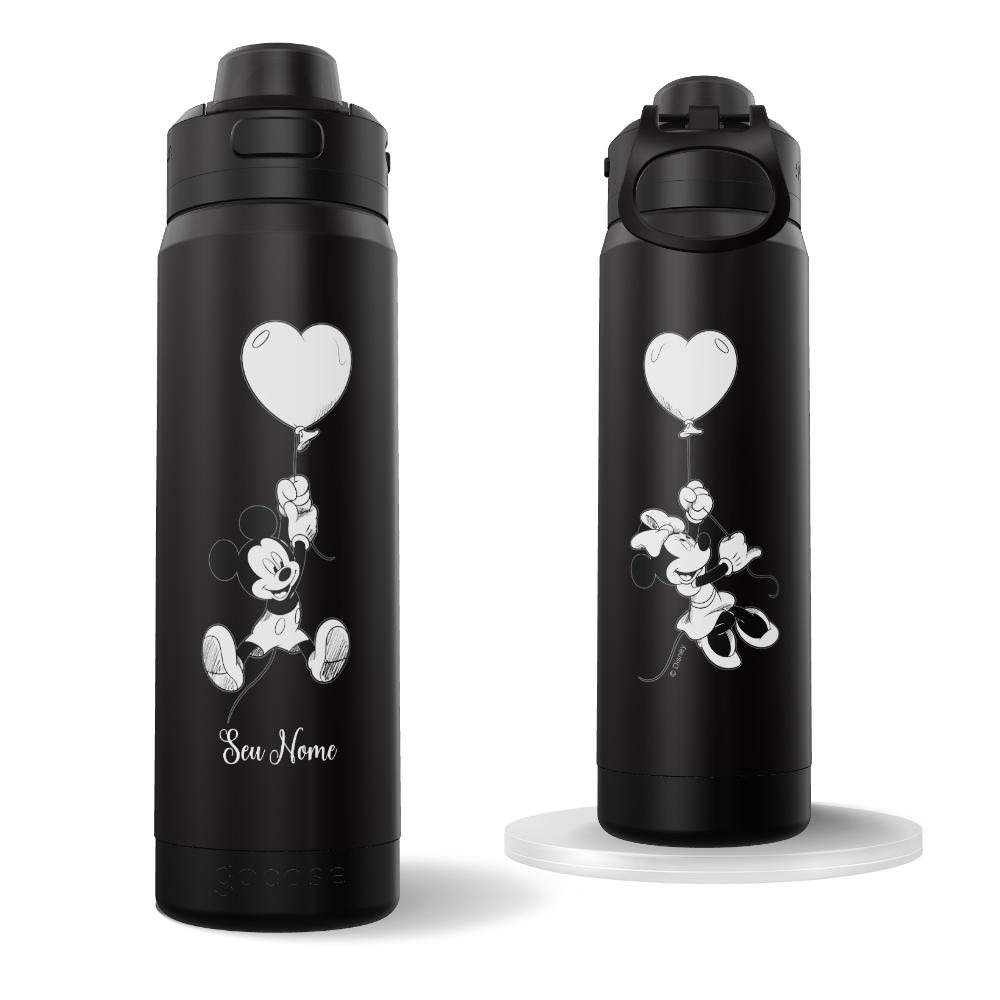 Garrafa Térmica Flip Pro - Mickey & Amigos - Mickey & Minnie Balloon