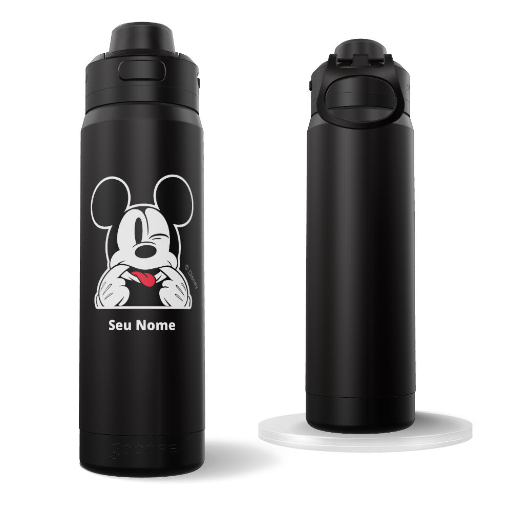 Garrafa Térmica Flip Pro - Mickey & Amigos - Mickey Careta