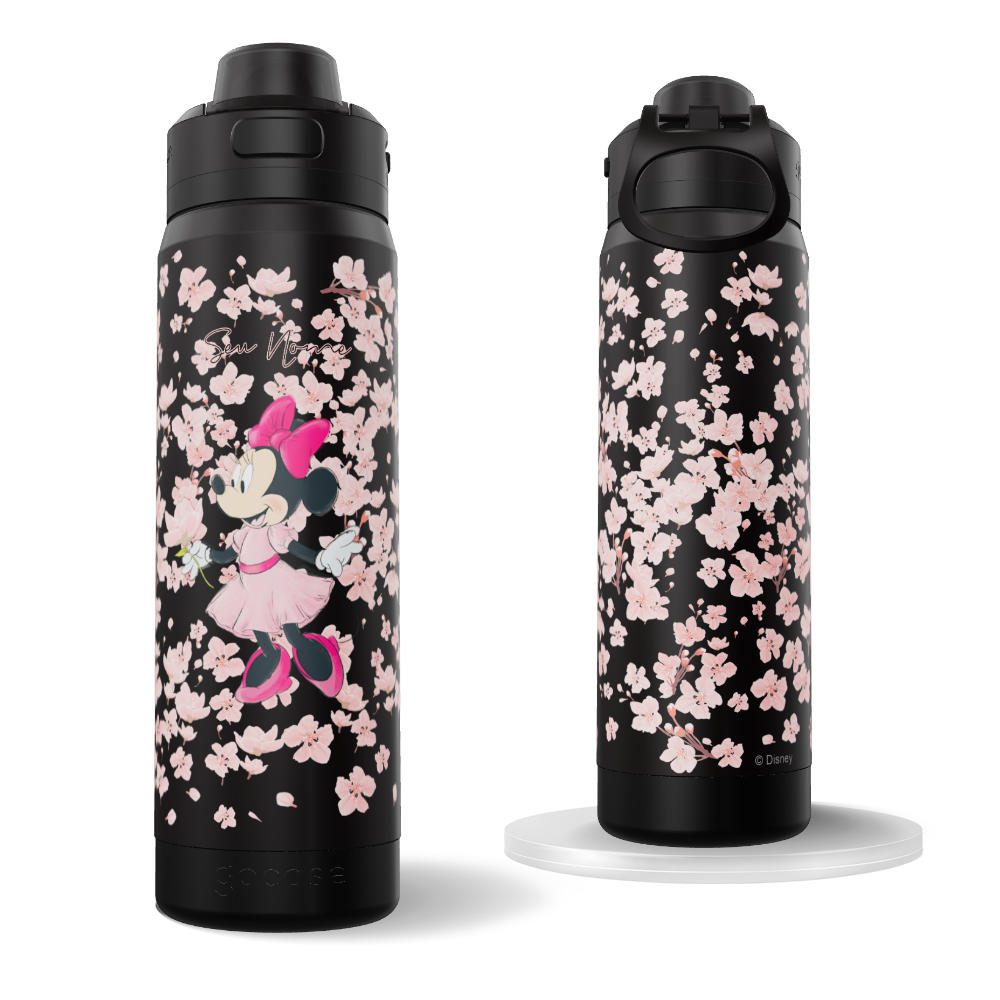 Garrafa Térmica Flip Pro - Mickey & Amigos - Minnie Jardim Vertical