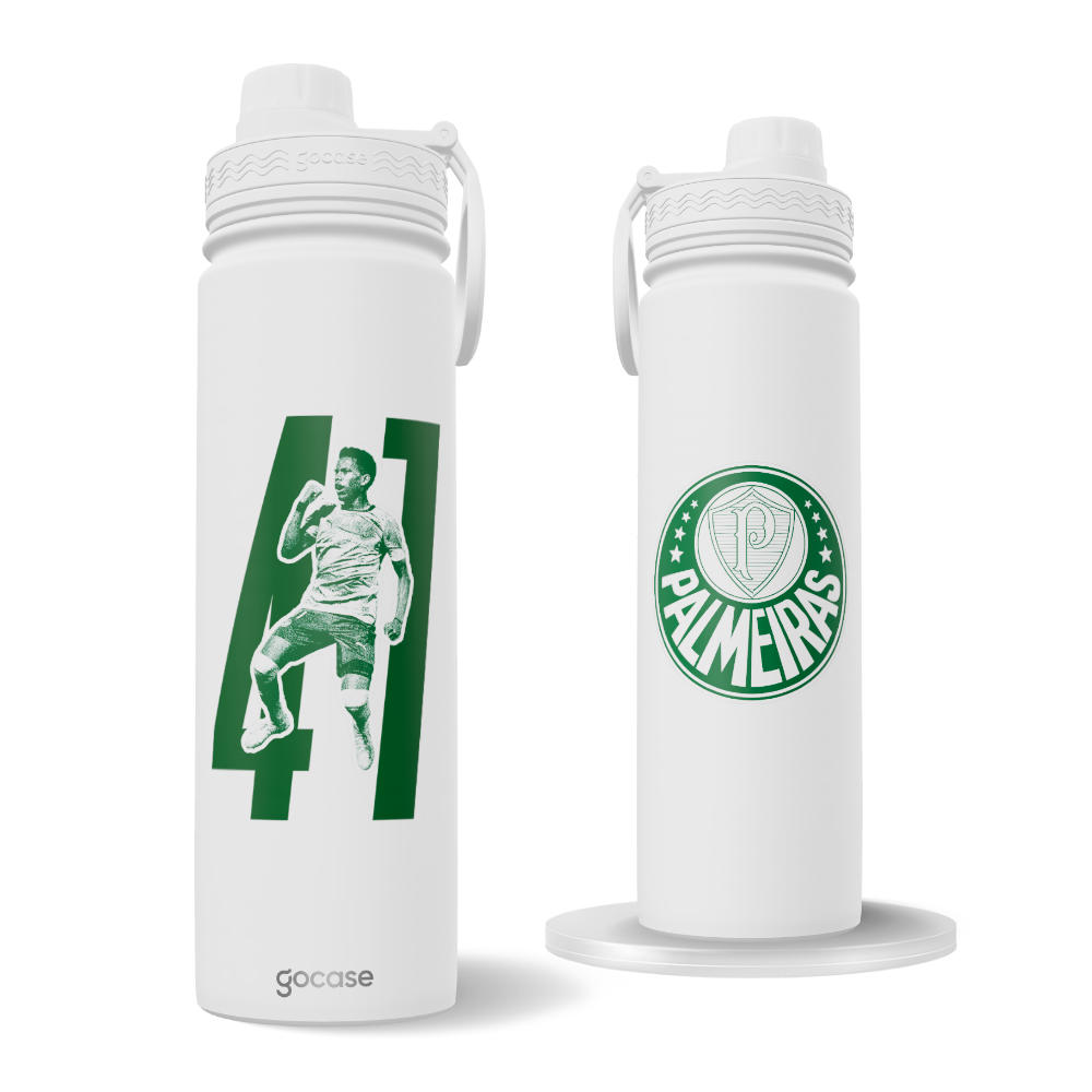 Garrafa Térmica Fresh + Ebook -  Palmeiras - Estevão 41