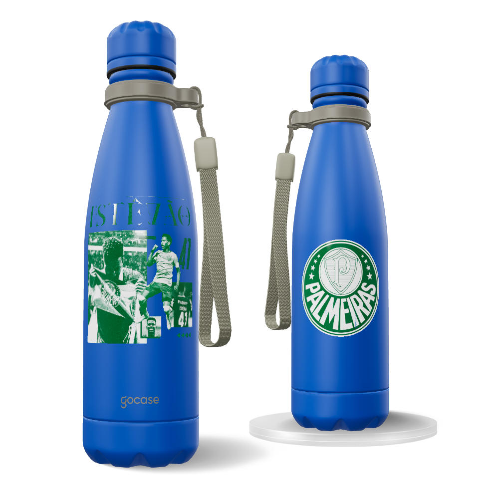 Garrafa Térmica Urban + Ebook -  Palmeiras - Estevão Graphic