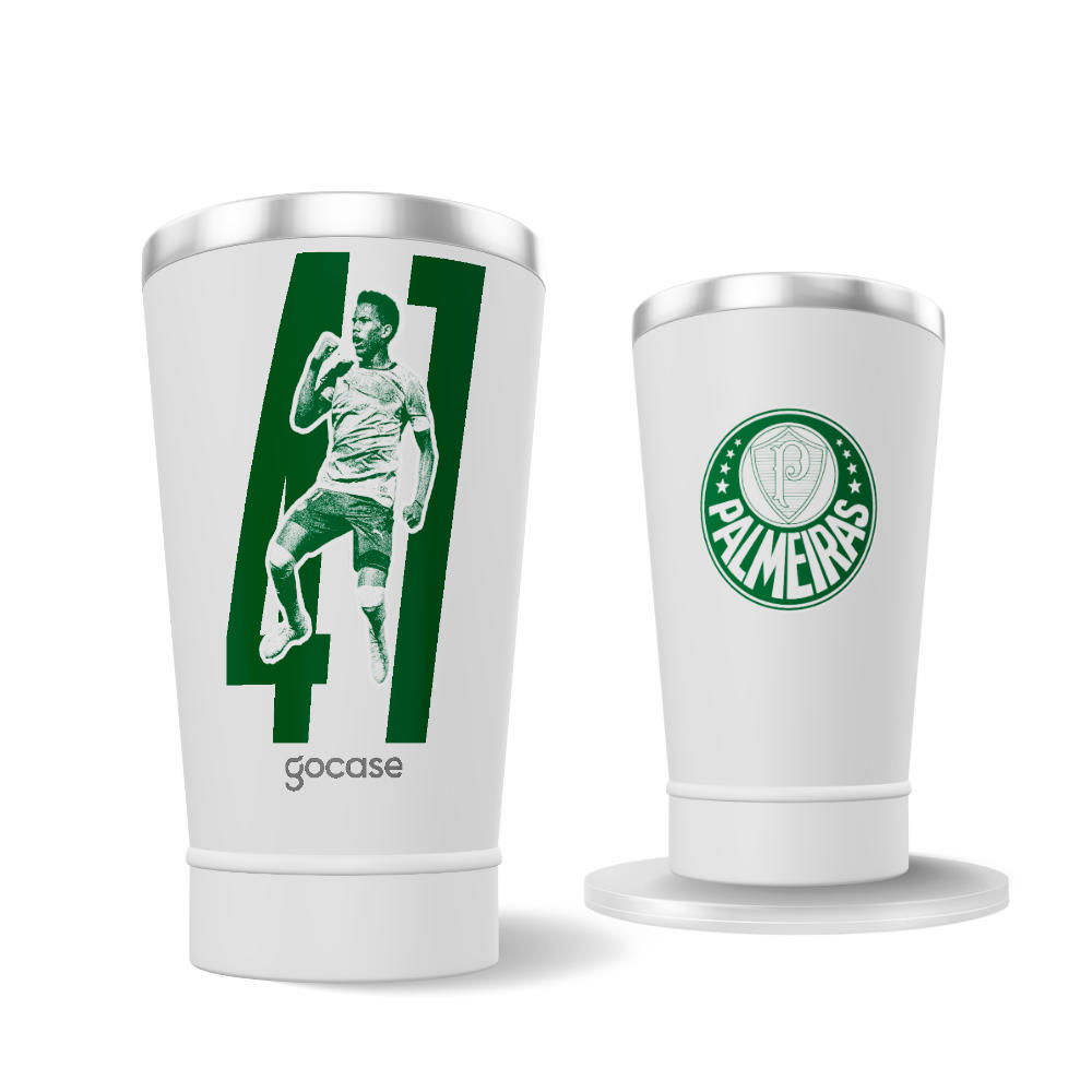 Copo Térmico Cerveja + Ebook - Palmeiras - Estevão 41