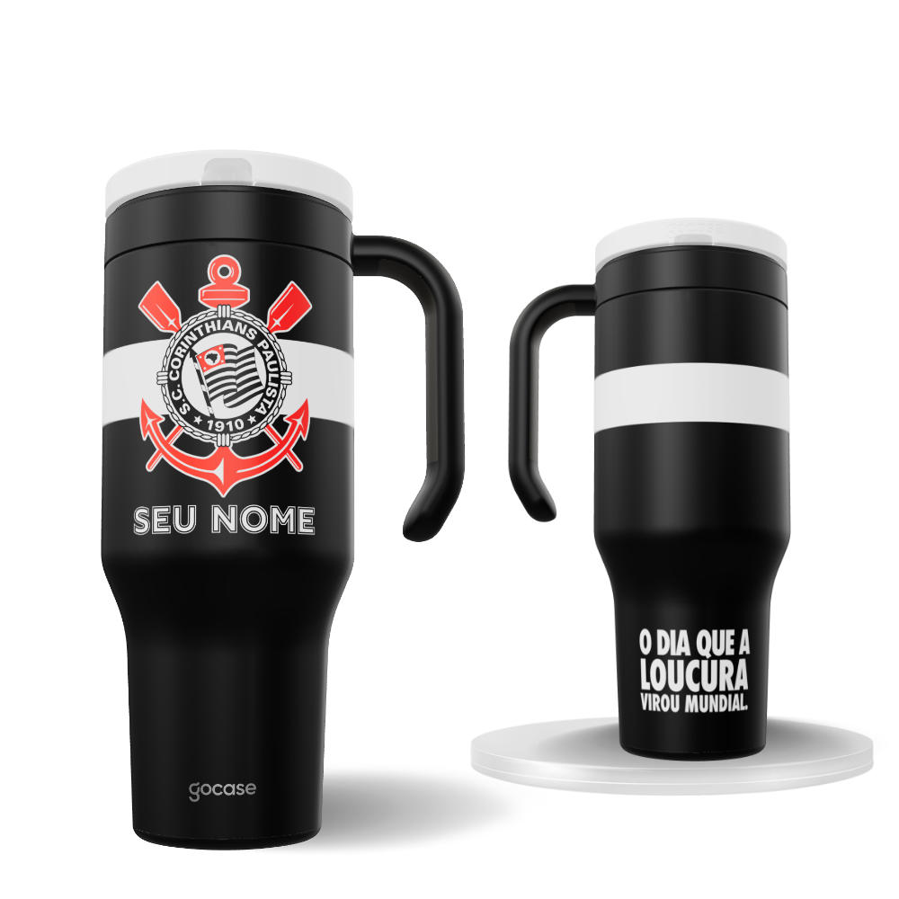 Copo Térmico Life - Corinthians - Uniforme 2 2025