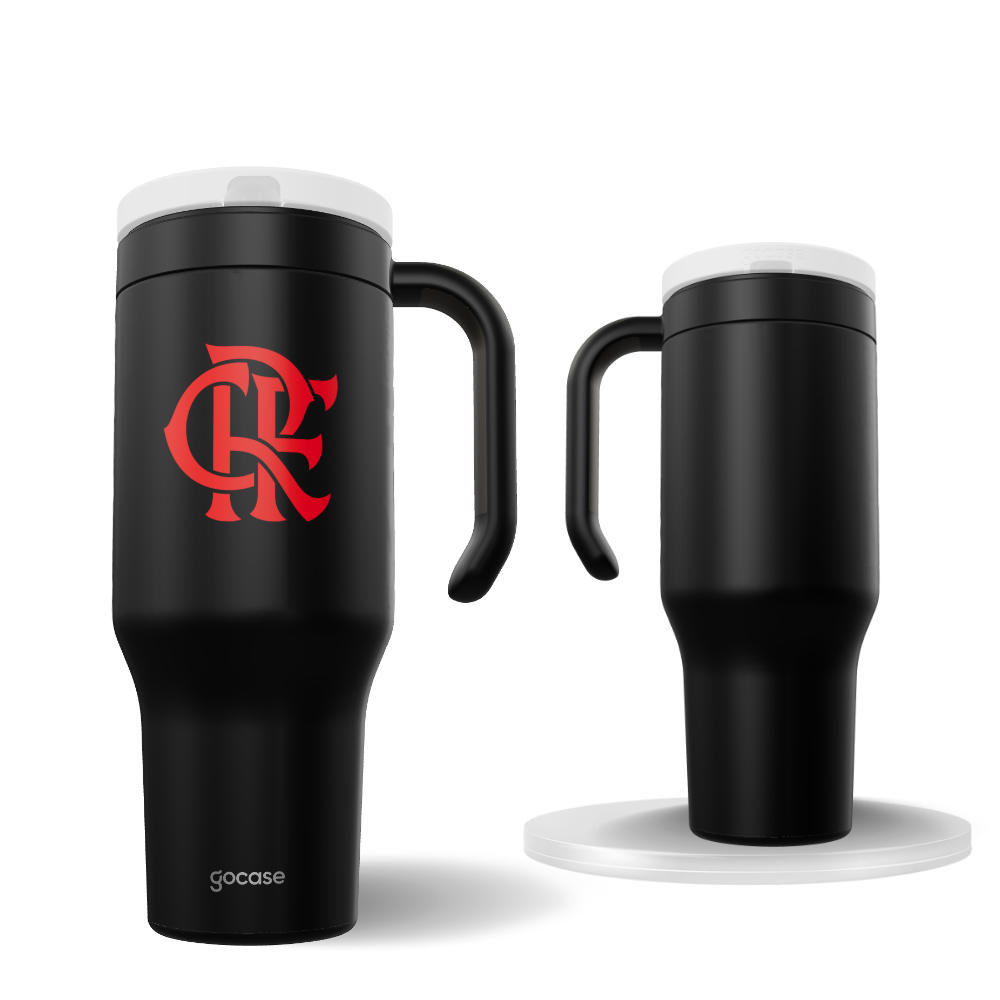 Copo Térmico Life - Flamengo - Black Logo