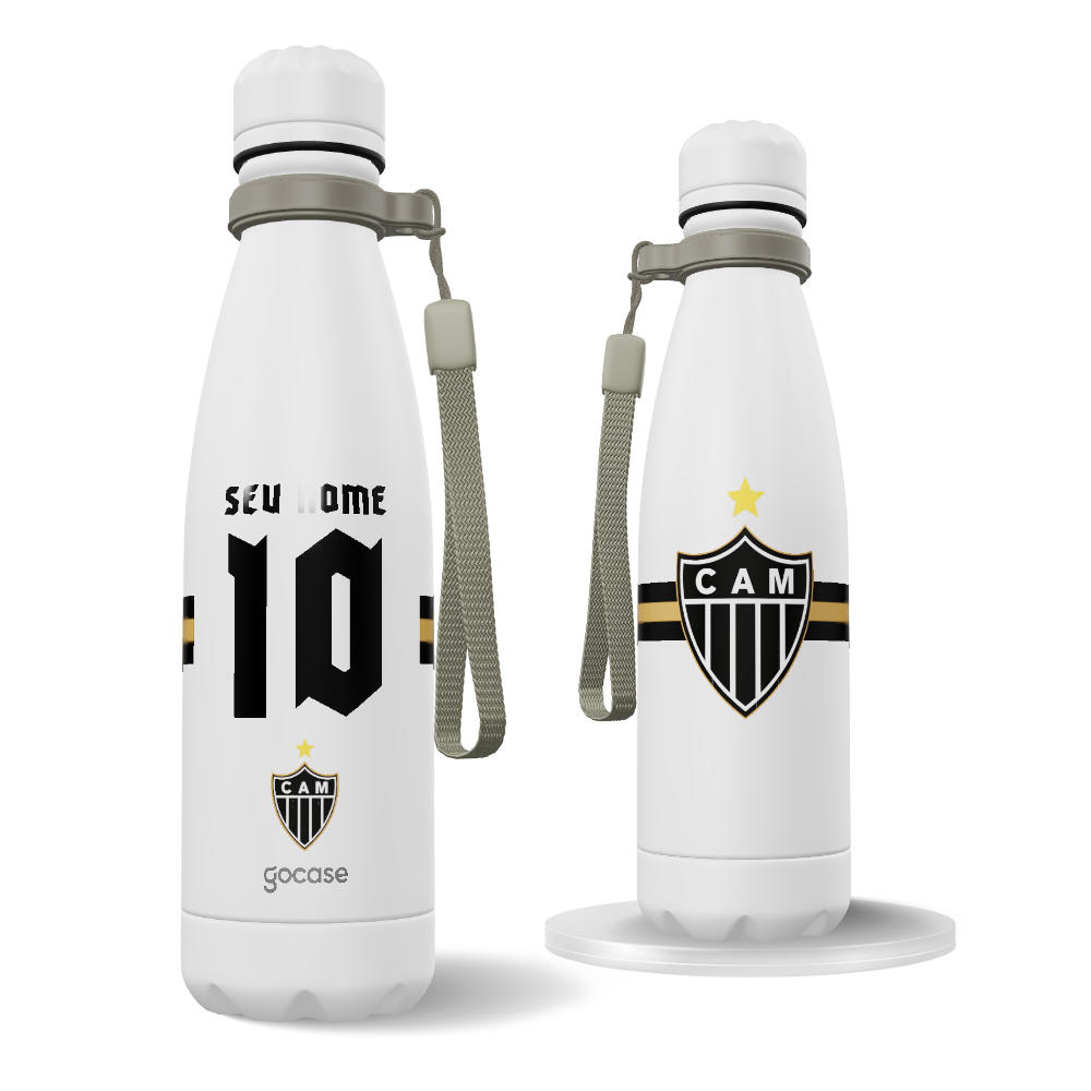 Garrafa Térmica Urban + Ebook - Atlético-MG - Uniforme 2 2025 P