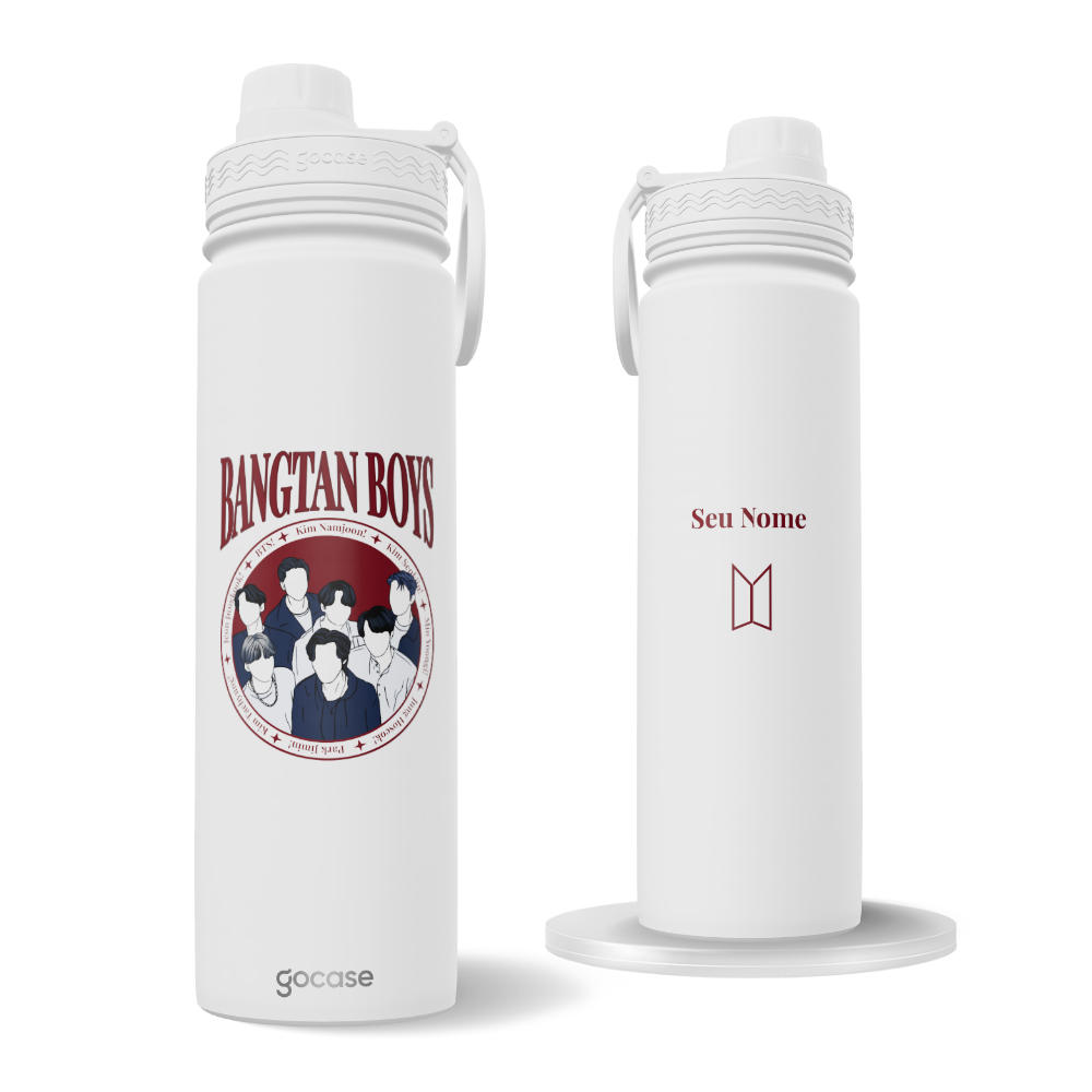 Garrafa Térmica Fresh + Ebook - Bangtan Boys
