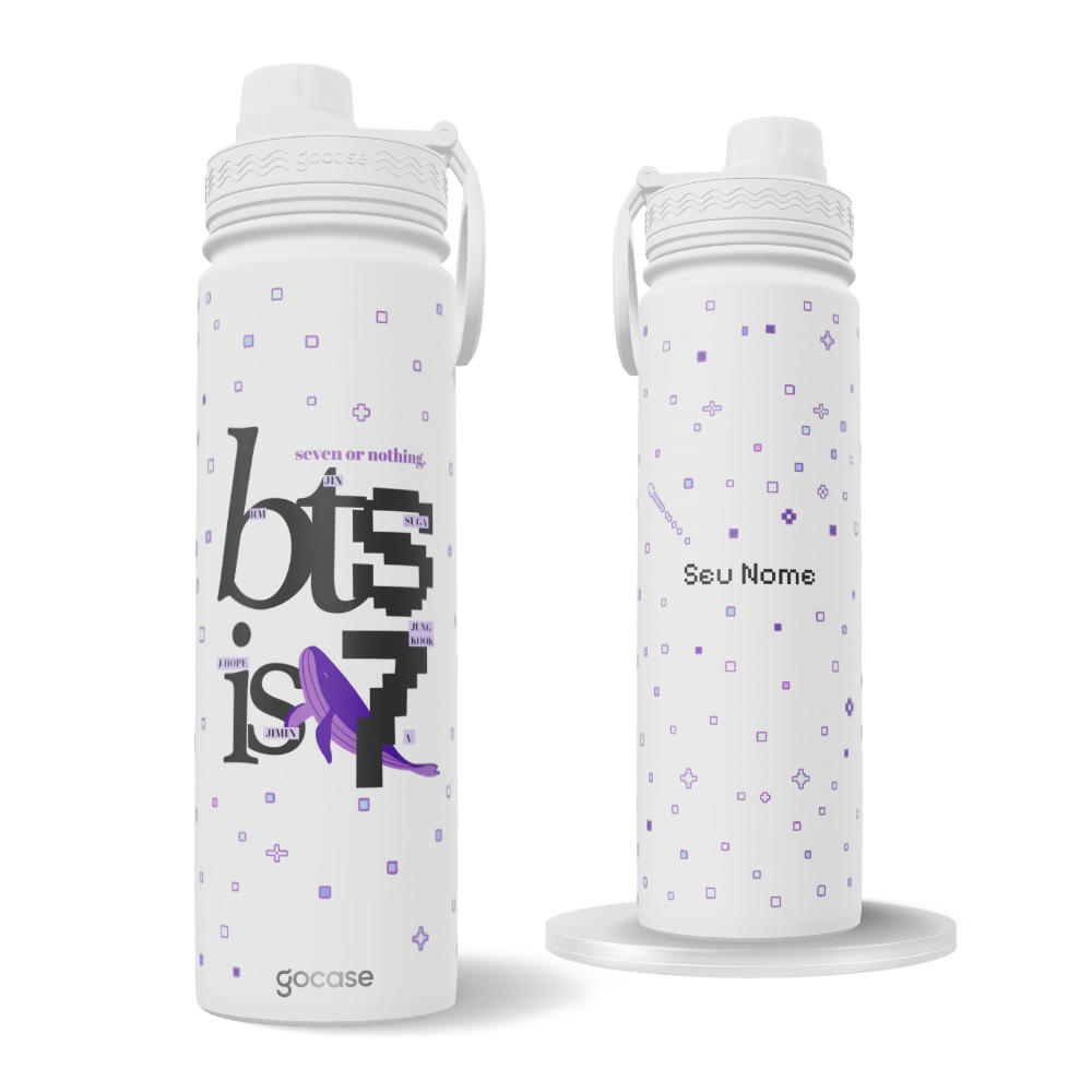 Garrafa Térmica Fresh + Ebook - Seven Or Nothing