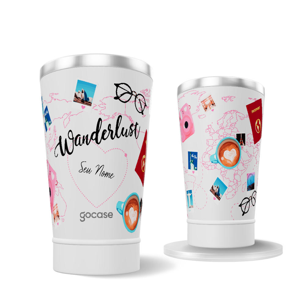 Copo Térmico + Ebook - World Trip