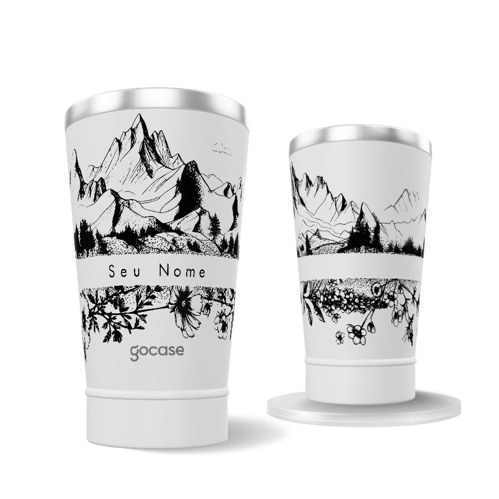 Copo Térmico + Ebook - Flower Mountain