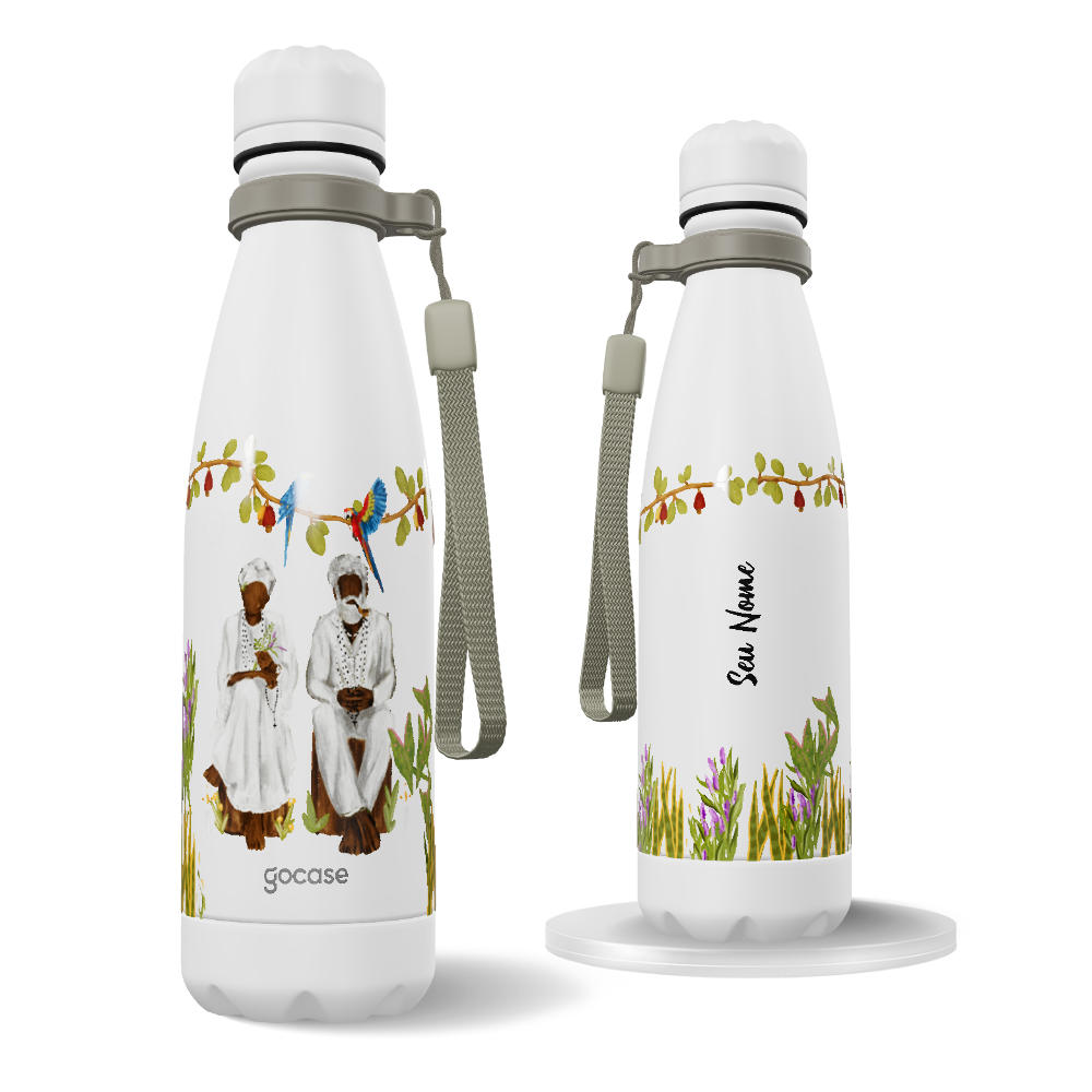 Garrafa Térmica Urban - Pretos Velhos - Sabedoria do Tempo