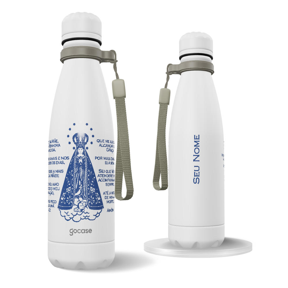 Garrafa Térmica Urban + Ebook - Oração Nossa Senhora Aparecida