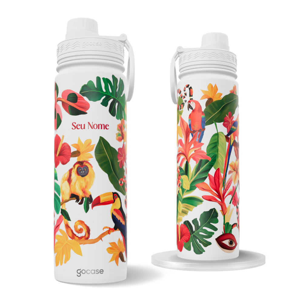 Garrafa Térmica Fresh + Ebook - Mata Brasileira