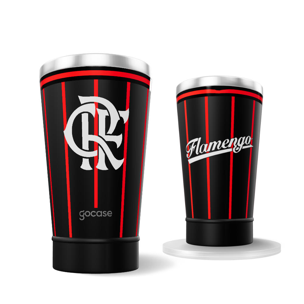 Copo Térmico Cerveja + Ebook - Flamengo Baseball - 2025