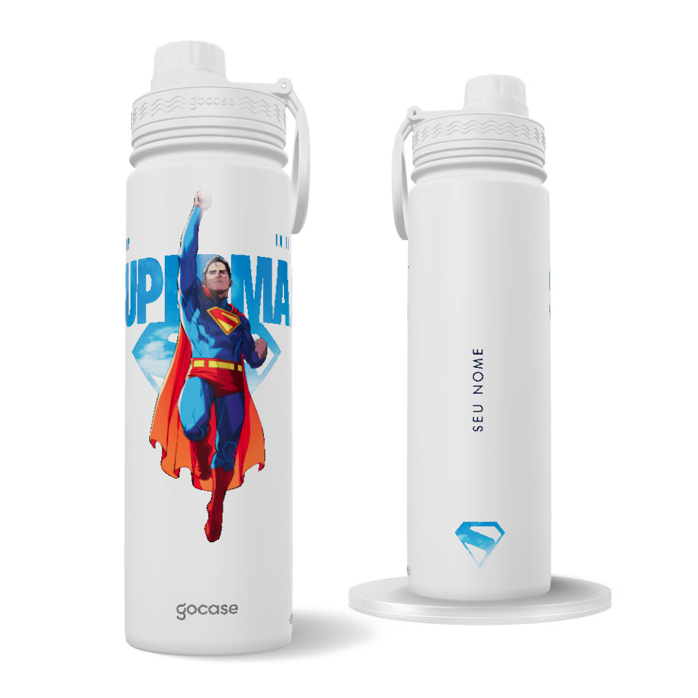 Garrafa Térmica Fresh + Ebook - Superman: Legacy - In The Sky