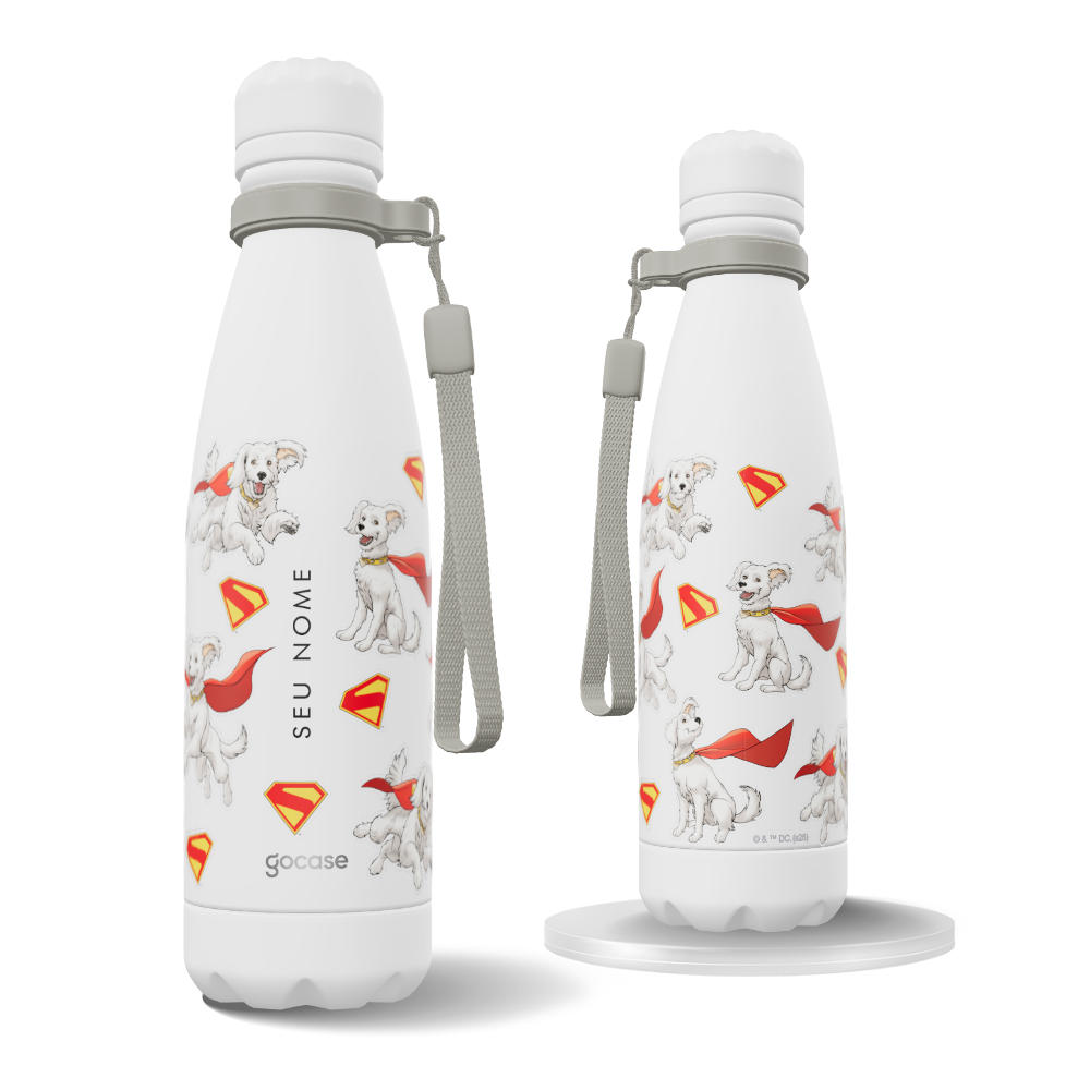 Garrafa Térmica Urban + Ebook - Superman: Legacy - Kryto Pattern