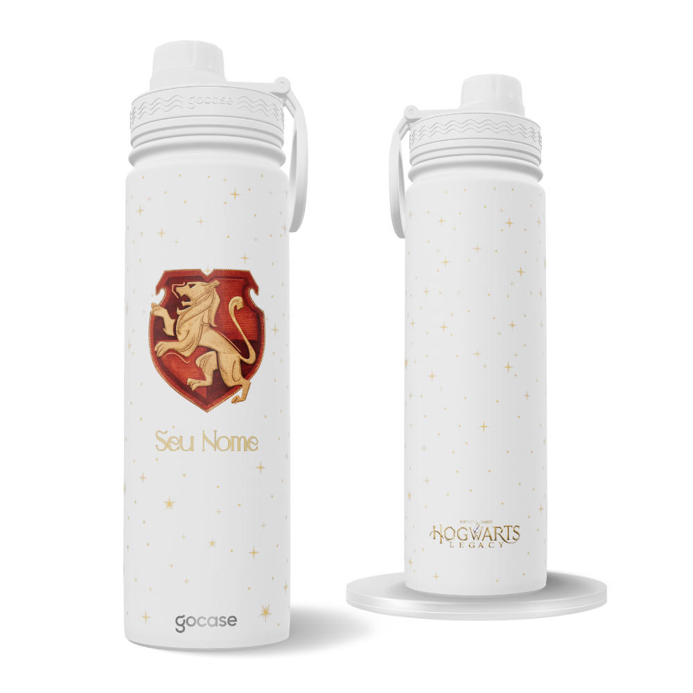 Garrafa Térmica Fresh + Ebook - Hogwarts Casas