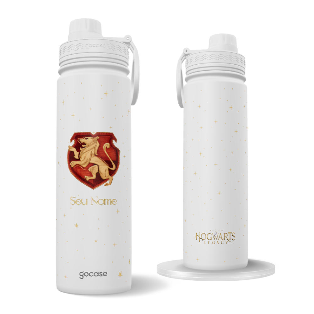 Garrafa Térmica Fresh + Ebook - Hogwarts Casas