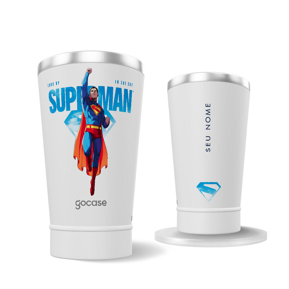 Copo Térmico + Ebook -  Superman: Legacy - In The Sky