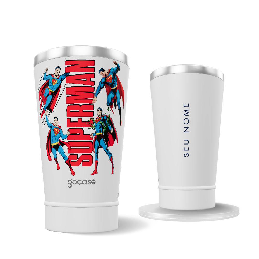 Copo Térmico + Ebook -  Superman - Action Comics Vibes