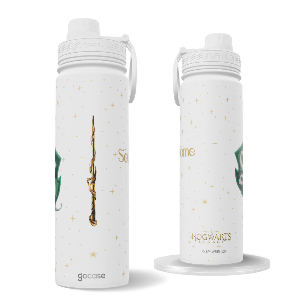 Garrafa Térmica Fresh + Ebook - Casas de Hogwarts Varinha