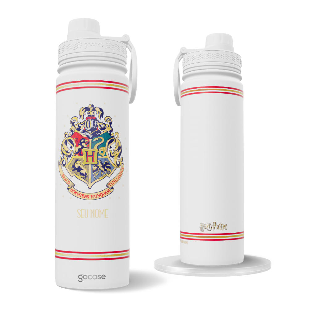 Garrafa Térmica Fresh + Ebook - Brasão Mágico