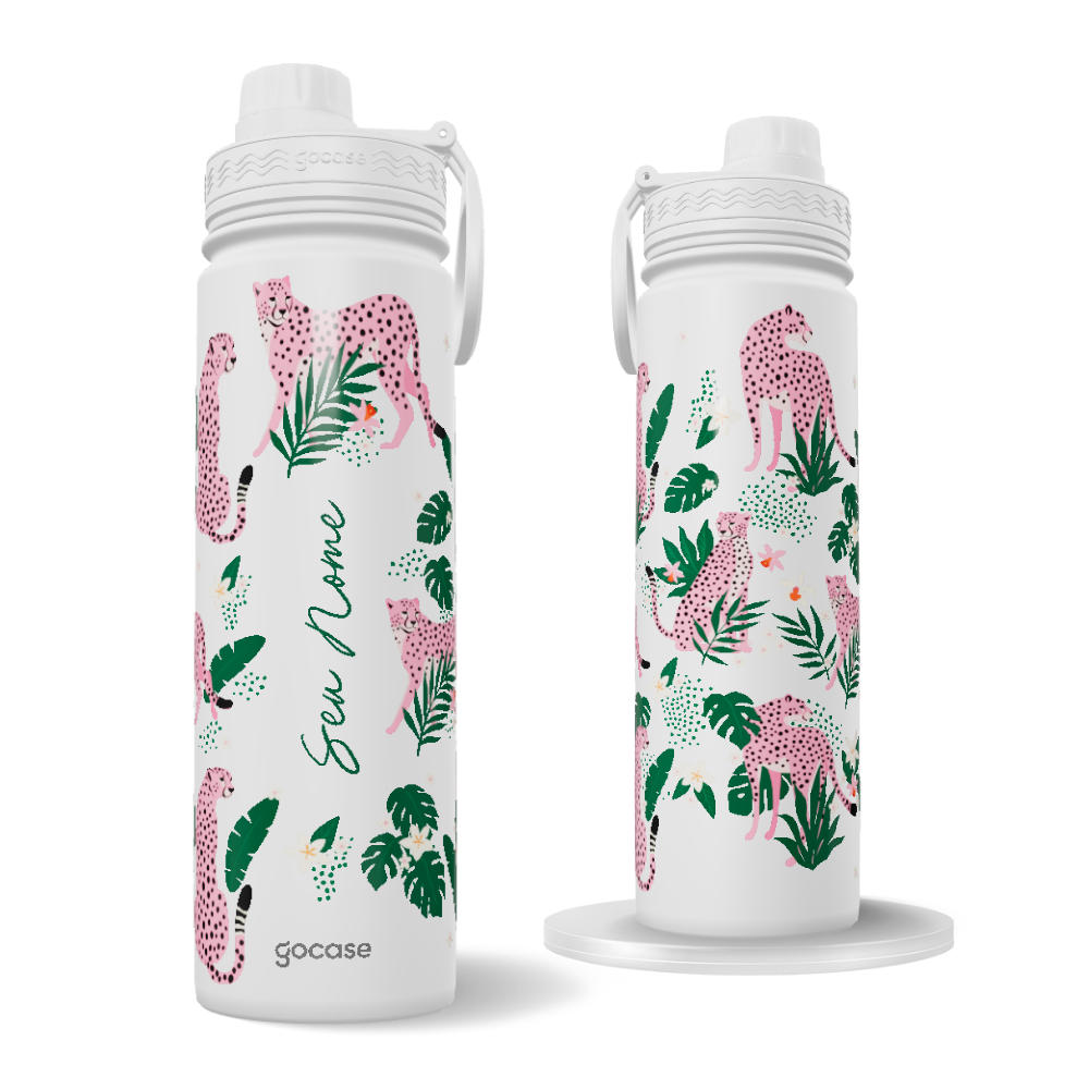 Garrafa Térmica Fresh + Ebook - Jungle Roar