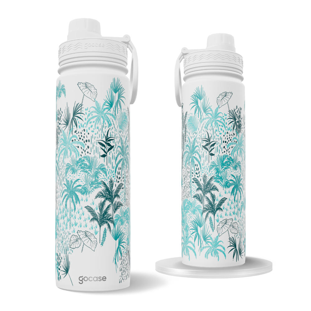 Garrafa Térmica Fresh + Ebook - Chuva Tropical