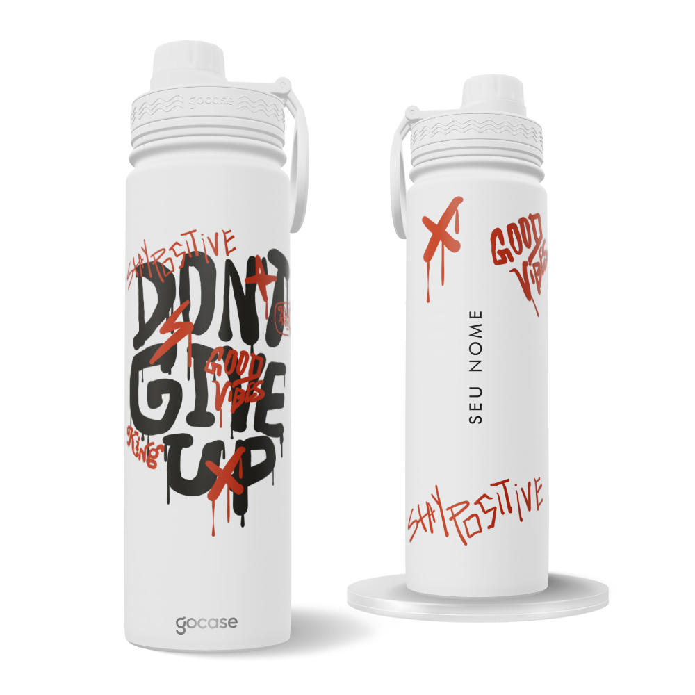 Garrafa Térmica Fresh + Ebook - Don't Give Up