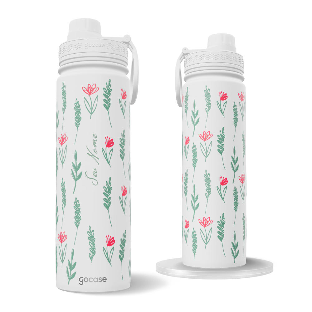 Garrafa Térmica Fresh + Ebook - Ramos Delicados