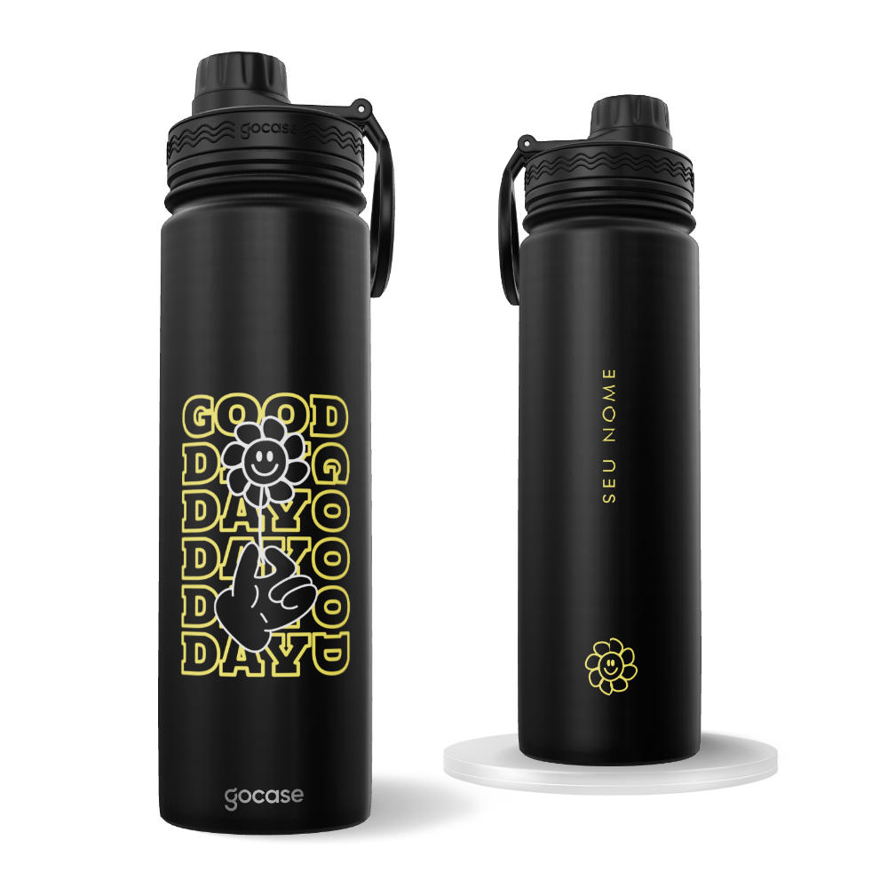 Garrafa Térmica Fresh + Ebook - Good Day Smile