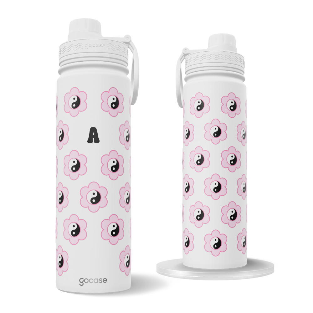 Garrafa Térmica Fresh - Yin Yang Flowers