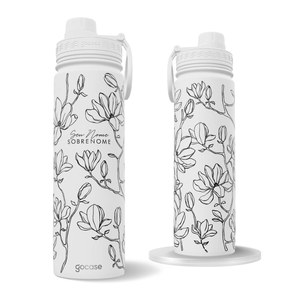 Garrafa Térmica Fresh + Ebook - Elegant Magnolias