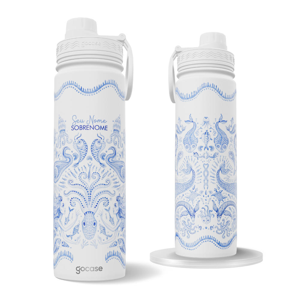 Garrafa Térmica Fresh + Ebook - Sea of Whimsy