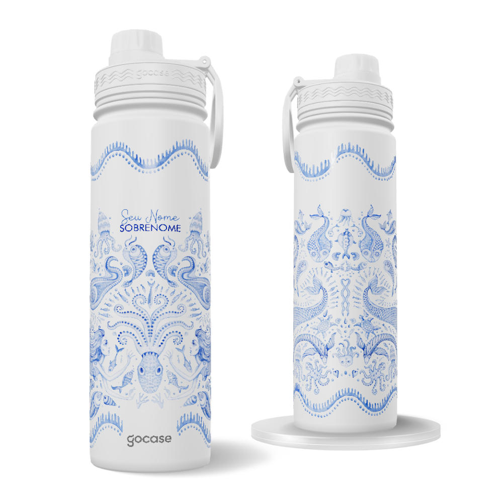 Garrafa Térmica Fresh + Ebook - Sea of Whimsy