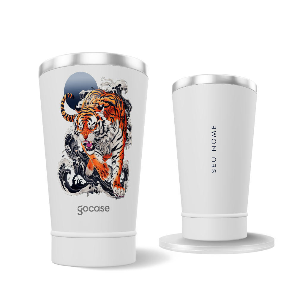 Copo Térmico + Ebook - Tiger Spirit